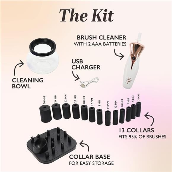 Professional Makeup Brush Cleaner & Dryer Machine-Electric Makeup Brush Cleaner - Picture 4 of 6